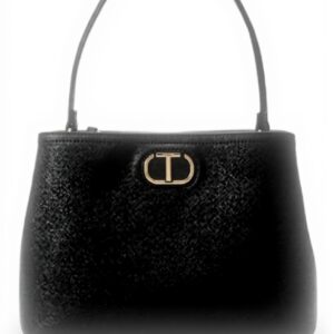 Borsa a mano Twinset Nero Tote Poliuretano Donna