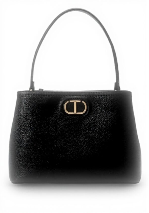 Borsa a mano Twinset Nero Tote Poliuretano Donna
