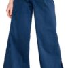 Pantalone Largo a Zampa Donna My Twin Twinset Vita Alta-0