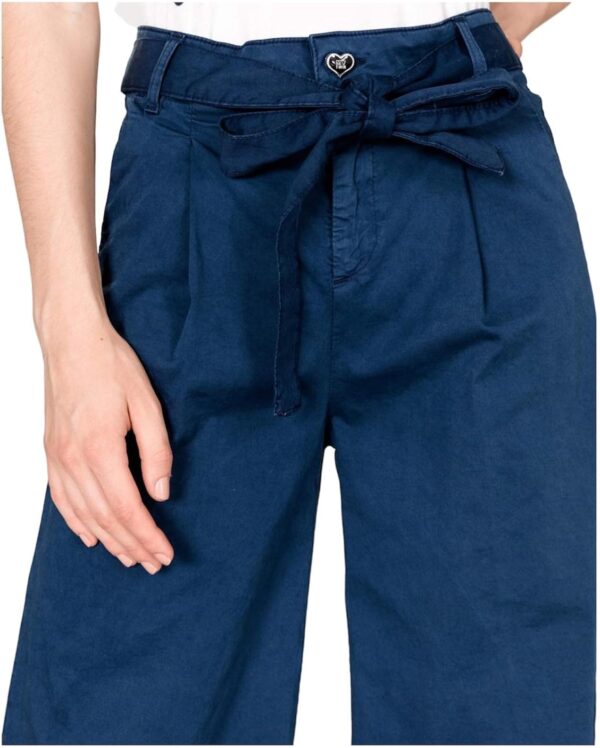 Pantalone Largo a Zampa Donna My Twin Twinset Vita Alta-2