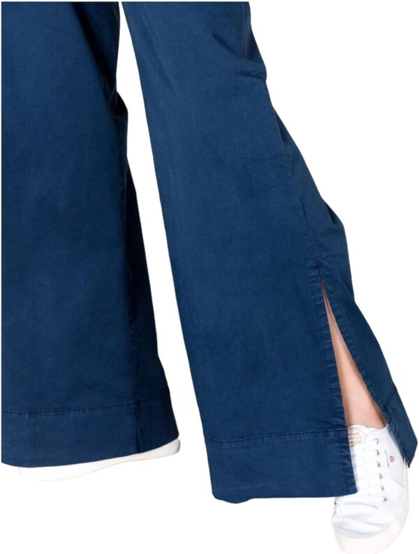 Pantalone Largo a Zampa Donna My Twin Twinset Vita Alta-3