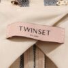 Giacca Donna Lino TWIN-SET 7412AE Beige Nero Blouson-3