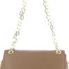 Borsa a spalla Twinset Milano zip laterale tortora donna-0