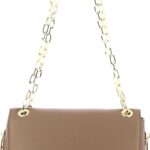 Borsa a spalla Twinset Milano zip laterale tortora donna-0
