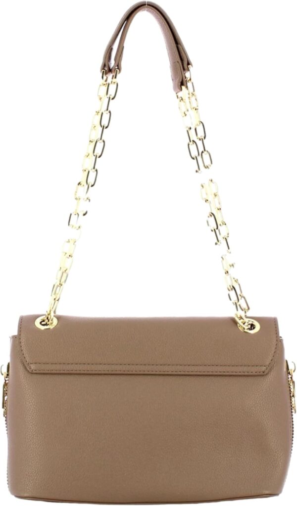 Borsa a spalla Twinset Milano zip laterale tortora donna-2