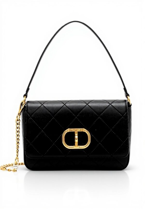 Borsa a tracolla TWINSET T-Lock pelle sintetica nero