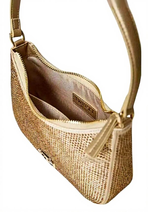 Twinset Borsa Hobo Moon Party con Strass Borse Donna