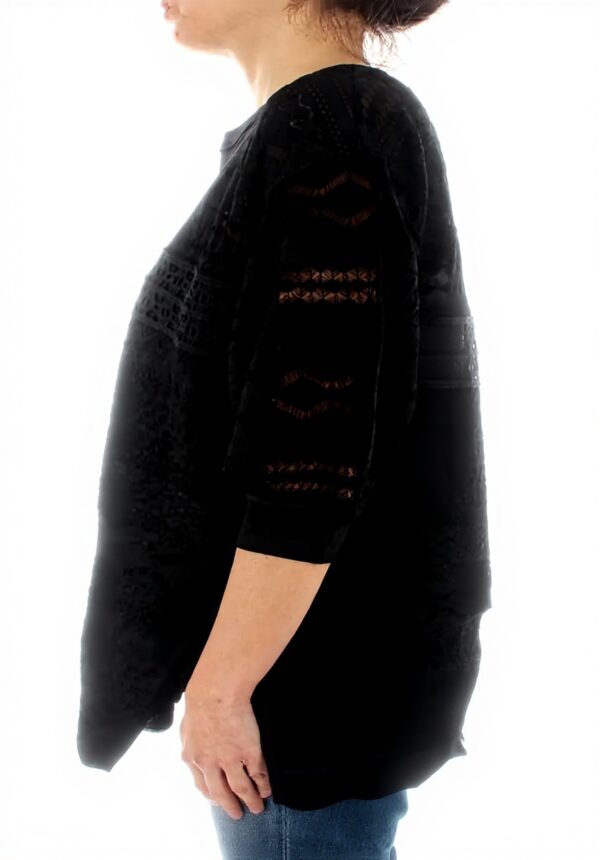 Twinset Cardigan Donna Nero Manica Lunga Moda Femminile