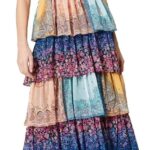 Twinset Abito Lungo Donna Stampato Bohemian Multicolore-0