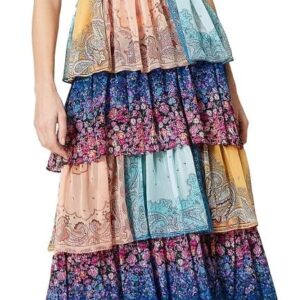 Twinset Abito Lungo Donna Stampato Bohemian Multicolore-0