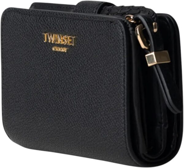 Portafoglio Donna TWINSET Zip Nero Poliuretano 252TB7017-2