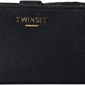 Portafoglio Donna TWINSET Zip Nero Poliuretano 252TB7017-0