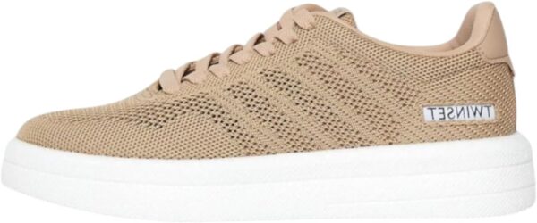 TWINSET Sneaker Donna Poliestere Casual Marrone Chiaro-0