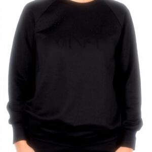 Felpa Twinset Donna Nero Cotone Manica Lunga XS