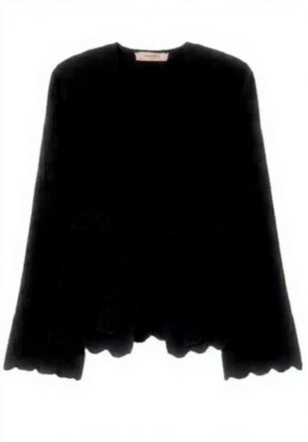 Blazer Donna Twinset Maglia Stretch Nero Giacca Elegante