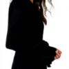 Blazer Donna Twinset Maglia Stretch Nero Giacca Elegante