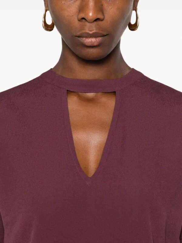 Twinset Maglieria Donna Viola Cotone Casual 252TP2292-1