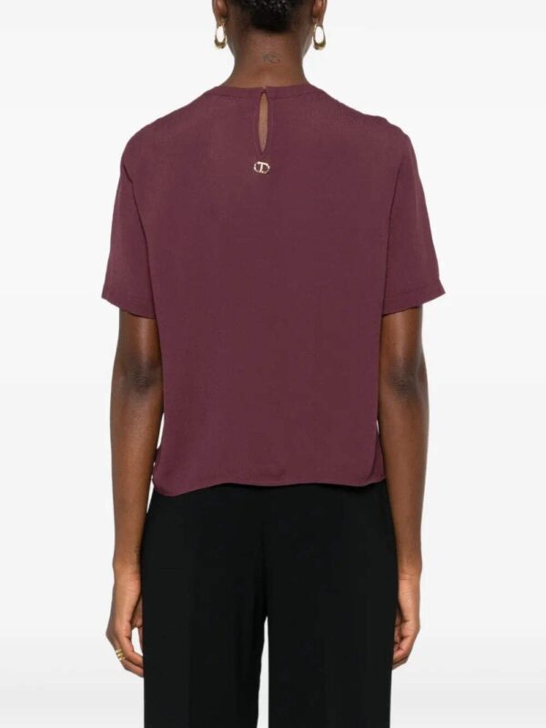 Twinset Maglieria Donna Viola Cotone Casual 252TP2292-4