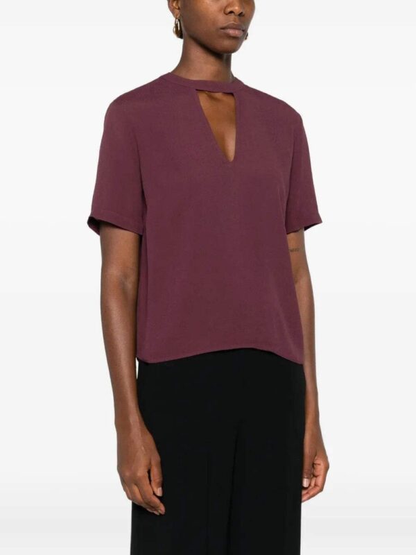 Twinset Maglieria Donna Viola Cotone Casual 252TP2292-3