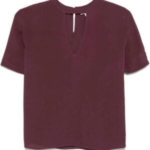 Twinset Maglieria Donna Viola Cotone Casual 252TP2292-0