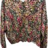 TWINSET Maglione Donna Stampa Multicolore Bottoni Casual-2