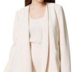 Giacca Blazer Twinset Milano Donna Poliestere Avorio 48-0