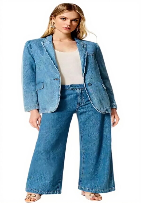 Pantaloni Jeans Twinset Donna Gamba Dritta Denim Medio