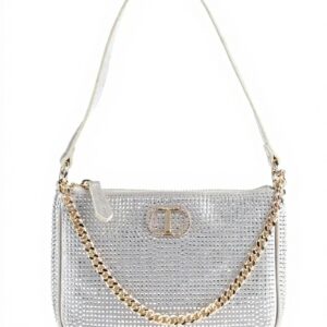 Borsa a spalla Twinset Party Petite Argento donna moda