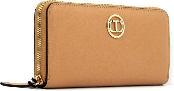 Portafoglio Florence Twinset Zip Medio Marrone Chiaro Donna-1