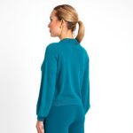 Cardigan Girocollo Lurex Treccia Twinset Donna Turchese