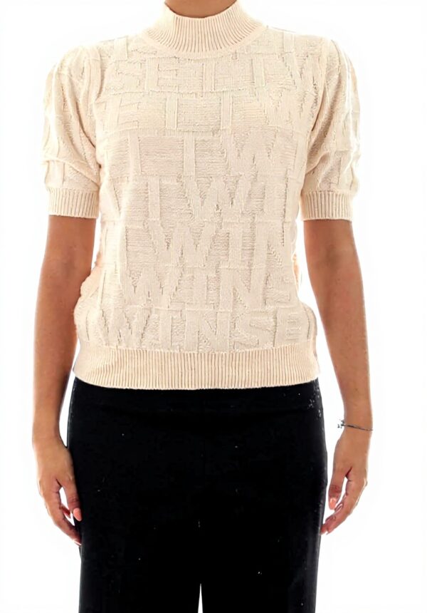 Maglia TWIN SET Rosa Donna Maglioni Moda Autunno