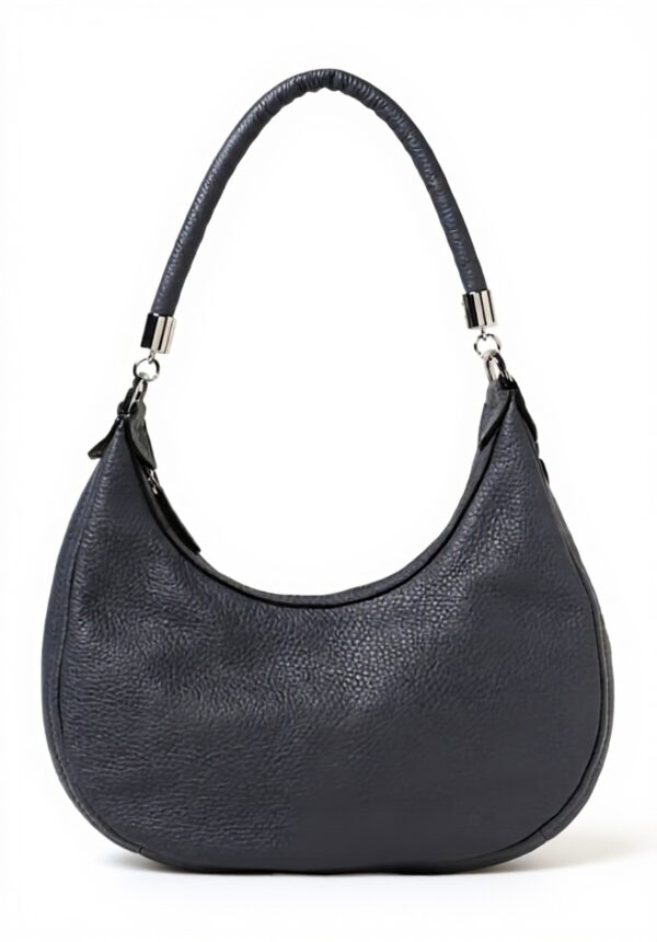 Twinset Borsa Hobo Pelle Piccola Blu 232TB7043