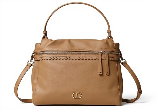 Borsa a mano Twinset Milano Talpa Chiaro Poliuretano