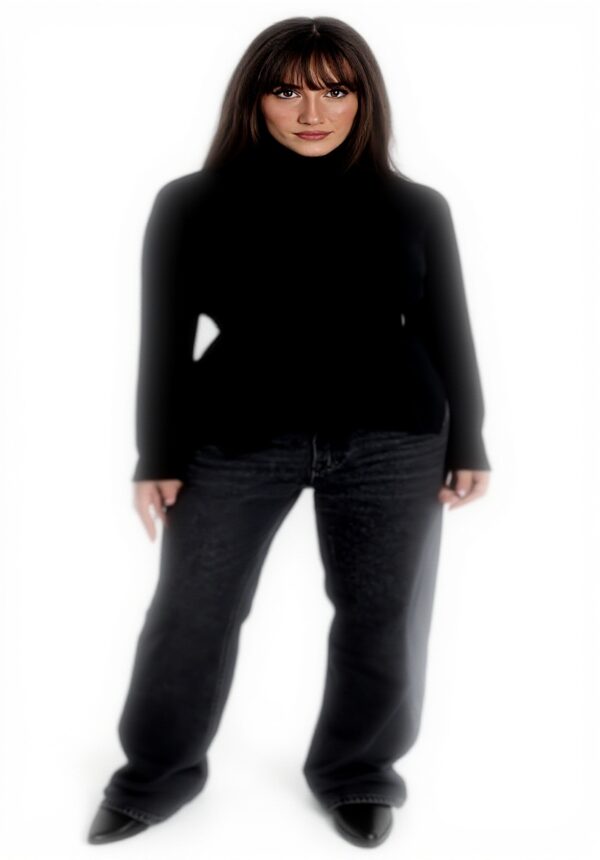 TWINSET Lupetto Nero Maglione Lana Nylon Donna