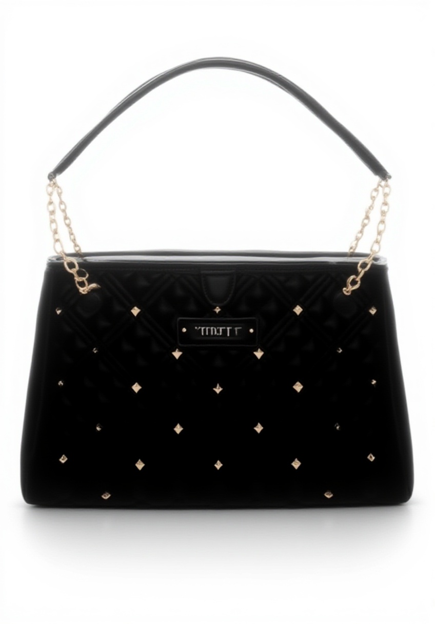 Twin set donna Twinset Milano nero poliuretano cardigan indossato in contesto urbano