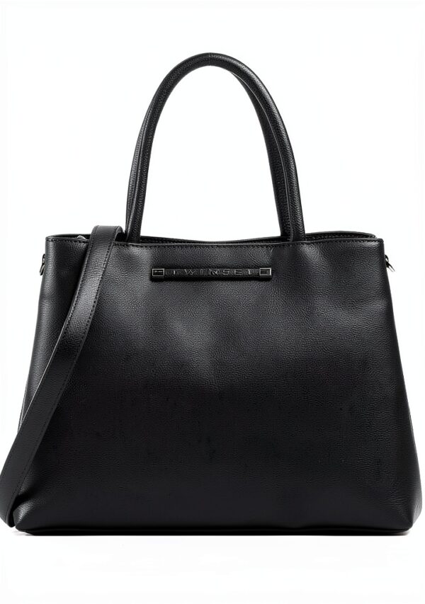 Twinset Borsa a mano nero sintetico elegante donna