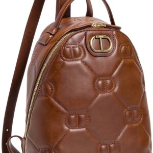 Zaino Twinset Donna Marrone Scuro Borse FW23 Taglia Unica-0