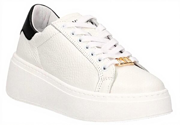 TWINSET Sneaker Flatform Leather Bicolor Women Casual Shoes